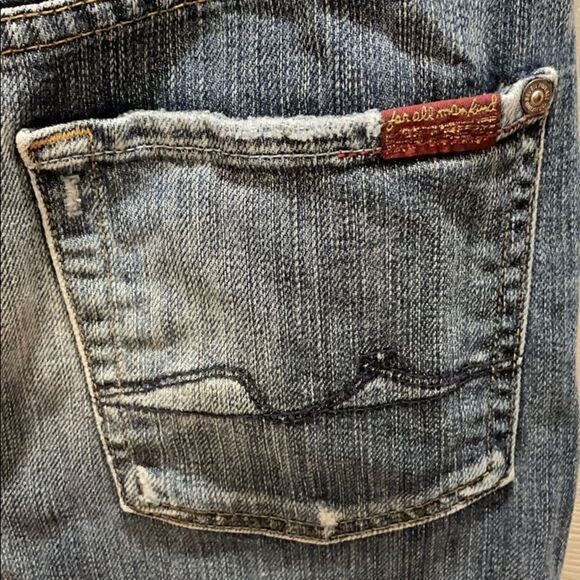 ✨A Pea in the Pod 7 for All Mankind denim skirt - Picture 2 of 9